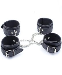 wholesale Leather Wrist & Ankle Cuffs/Harness Bondage /restraints SM Sex Toys3548232