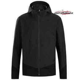 Vattentät designerjacka utomhus sportkläder Secant Comp Mens Lightweight Windproof Soft Shell Assault Jacket Black XS N09L