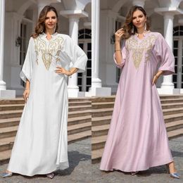 Ethnic Clothing Islamic Party Robe Eid Muslim Women Abaya Dubai Evening Dresses Turkey Kaftan Femme Arab Embroidery