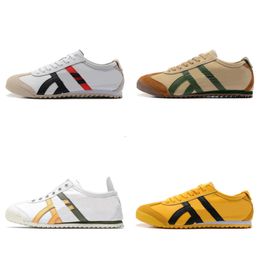 Tiger mexico 66 sneaker designer running shoes women men silver gold yellow white sport chaussure luxe flat mens trainers platform casual sh058