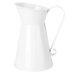 Vases Coffee Pot Flower Bucket Decor Implement Home Container Garden Supplies Flowerpot Vintage Wedding