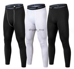 MenS Pants Sports Tights Pro Combat Basketball Mens Fitness Quickly Dry Running Compression Gym Joggers Skinny Drop Delivery A Dhftn