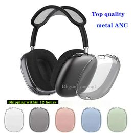For Airpods pro 2 air pods 3 Max Headband Headphone Accessories Transparent TPU Solid Silicone Waterproof Protective c AirPod Maxs Headphones Headset cover