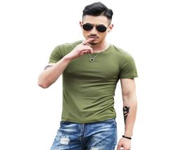 2022 Summer New Solid T Shirt Men Causal Oneck Basic Tshirt Male High Quality Classical Pure Colour Men Tshirts 2pcslot9262180