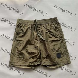 stones islandss shorts Compass Embroidery Designer Mens Metal Nylon Shorts Fashion Hight Street Shorts stones islandss Quick Drying SwimWear Man stone Pants a25b