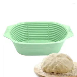 Plates Silicone Bread Basket Making Tools Foldable Proofing Bowls Oven Safe Accessories Proofer For