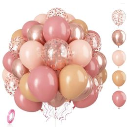 Party Decoration 10/12inch Blush Pink Nude Rose Gold Balloon Garland Arch Kit Wedding Birthday Decor Adult Kids Baby Shower Supplies