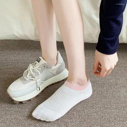 Women Socks Cotton Invisible Boat Comfortable White Soft Women's Elastic Summer Hosiery Daily