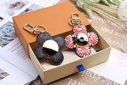 High Quality Keychain Classic Luxury Designer Sun-flower Key Chain Men Car Keyring Women Buckle Keychains Bags Pendant Ring With Box And Dustbags