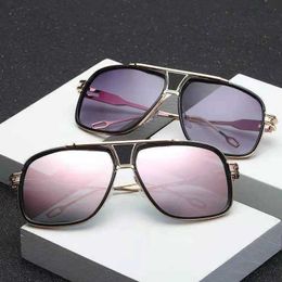 Summer fashion high-end mens and womens sunglasses trendy internet celebrity same style toad mirror cool