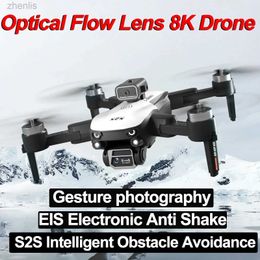 Drones 8K high-definition brushless motor drone optical flow hovering distance obstacle avoidance aerial photography four helicopters travel gifts d240509