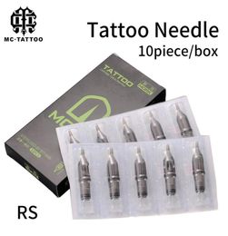 10pcs RS Disposable Sterile Tattoo Cartridge Needles For Tattoos Rotary Machine Pen Round Shader Supplies7717720