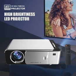 Projectors LED 4K Projector Home Smart WITFI Business Projection Theater Projector Device Mobile Phone Link Bedroom Movie Projection J240509