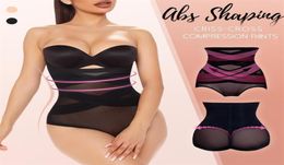 Waist Support Cross Compression Abs Shaping Pants Women Slimming Body Shaper Tummy Control NOV999043633