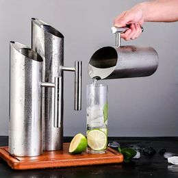 Water Bottles Stainless Steel Beverage Pitcher Cocktail Bar Mixing Home Kitchen Supplies Accessories