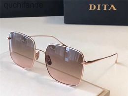 Original Ditar Top Level Designer Sunglasses Mens and Womens Sunglasses Black Full Frame Metal Sunglasses Drx523 with Real Logo