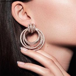 Dangle Earring Micro Pave AAAAA Zircon Sterling Sier Fine Party Wedding Drop Earrings for Women Bridal Jewelry Gifts nice CKR6