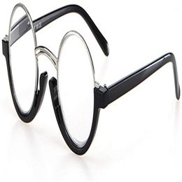 Sunglasses Mincl Unique Titanium Alloy Round Half-Frame Circle Reading Glasses Women NX1 306n