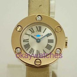 Crattre Designer High Quality Watches Love Watch Quartz Diamond Quartz Silver Gold Leather Womens with Original Box