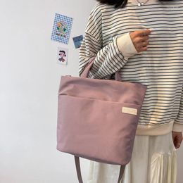 Evening Bags Korean Canvas Crossbody For Women 2024 Casual Student Shoulder Book Bag Fashion Large Cotton Cloth Tote Female Handbags