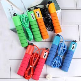 Skipping 4 Colours Counting Jump Rope Professional Training Speed Jump Ropes Plastic Portable Fitness Equipment Children Adult DS055397883