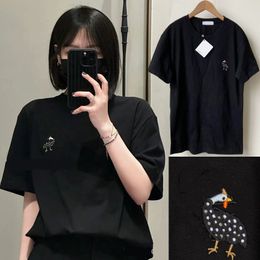 Summer TShirt Women's T-Shirt Embroidery decoration T Shirt Women Clothes Casual Fashion Pullover