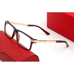 black frame mens carti glasses women sunglasses designer red wooden arms eyeglasses Custom prescription glasses golden logo Ornamental 2779