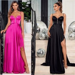 Party Dresses Women's Spring/Summer Sexy Split Halter With Breast Cotton Banquet Ball Dress