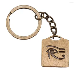 Keychains 1pcs Eye Of Horus Keyring Women Accessories Vintage Jewelry Cute Ring Size 28mm
