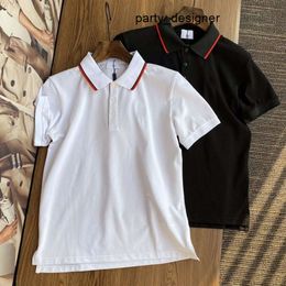 2023 Mens Polos Classic Letter Embroidery Striped Pattern Fashion Tops Polo Shirts High Quality Custom Casual Short Sleeves M-3xl ggitys T925