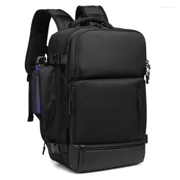 Backpack Men For 15"17" Laptop Backpacks Water Repellent Multifunction Bag USB Charging Travel Large Mochila