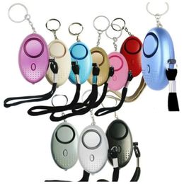 Shape 130Db Self Defence Egg Alarm Girl Women Security Protect Alert Personal Safety Scream Loud Keychain Alarms s