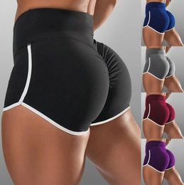 Women High Waist Short Woman Butt Lift Scrunch Lifting Shorts Female Fitness Yoga Clothing Tummy Control Breathable Ruched Pants R4580466