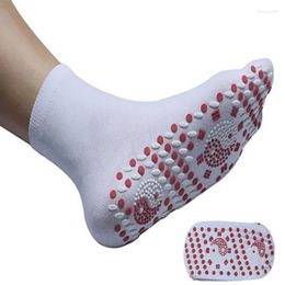 Women Socks Professional Unisex Self-Heating Health Care Tourmaline Therapy Comfortable Breathable Foot Massager Warm