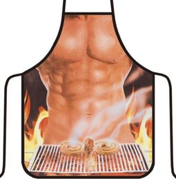 Apron Home Waterproof Multicolor Sexy Women Kitchen Apron Funny Men Aprons BBQ Fashion Apron Sleeveless Waiter Aprons Kitchen Tool8337776