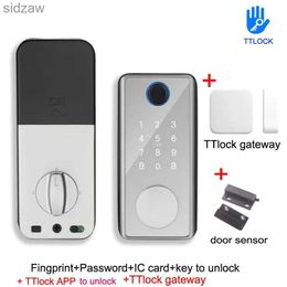 Smart Lock Tuya TTlock application smart card security biometric fingerprint door lock password keyless entry anti-theft WX