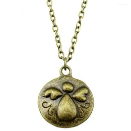 Pendant Necklaces 1pcs Angel For Men Couple Pendants Charms Jewellery Making Vintage Chain Length 43 5cm