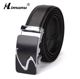 HIMUNU Fashion enuine Leather Man Belt High Quality Belts Men Automatic Buckle Business jeans Mens belt4504618