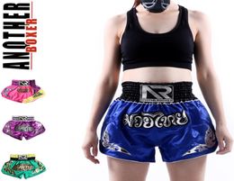 XSXXL New Adult fitness training trunks sotf sanda boxing muay thai grappling shorts pants for Kids6312029