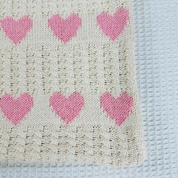 Totes Women Crochet Tote Handbag Heart Pattern Knitting Shoulder Bag Large Capacity Travel Shopping Female Holiday