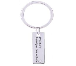 Drive Safe I Need You here with me Keychain Trucker Husband Dad Gift for Dad Boyfriend New Driver9551895