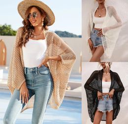 Vintage Loose Hollow Out Knit Pullovers Women 2024 Casual Y2K Clothes Smock Tops Summer Shirts Sweater Fairycore Knitwear