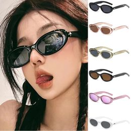 Sunglasses 2024 Fashion Style Oval Women Men Sun Protection For Travel Design Vintage Shade Glasses