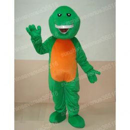 Adult Size green Dinosaur Mascot Costume Top Cartoon Anime theme character Carnival Unisex Adults Size Christmas Birthday Party Outdoor