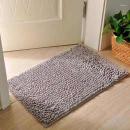 Carpets Microfiber Chenille Foot Pad Absorbent Anti-slip Door Mat Soft Washable Balcony Blanket Kitchen Toilet Bathroom Mats