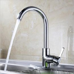 Kitchen Faucets KitchenVidric Basin Faucet And Cold Mixer Tap 360 Degree Rotating Water Tank Single Handle A