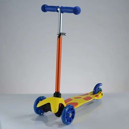 Boys and Girls Three Wheeled PU Flash Roller Skater Scooter for Babies Aged 1-3 to 6