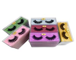Faux Mink Eyelashes Whole 10 styles 3D Lashes Pack Natural Thick False Eyelash Handmade Makeup Whole Lash In Bulk3509406