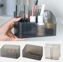 Multifunctional Skin Care Products Remote Control Cosmetics Jewelry Storage Box Make Up Cosmetics Organizer Storage Box3837936