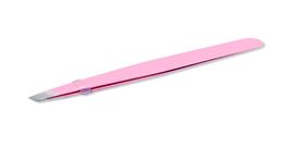 New Lady Eyebrow Tweezers Hair Removal Stainless Steel Beauty Slant Tip eyebrow clip Makeup Tools2805783